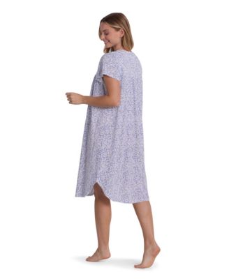 Women's Printed Short-Sleeve Nightgown