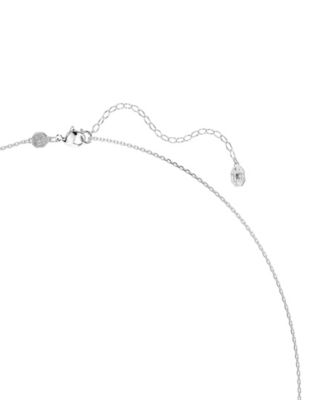 Ariana Grande x Pendant and Brooch, Crystal Pearl, Mixed Cuts, Dragonfly, White, Rhodium Plated