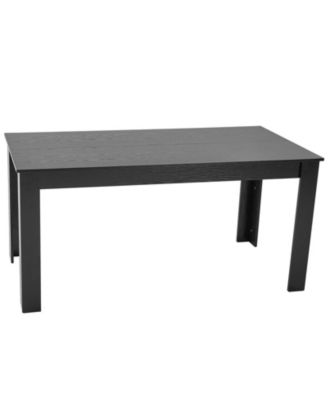 Rectangle Dining Table, 63" Length, Modern Wood Table for 4-6 People