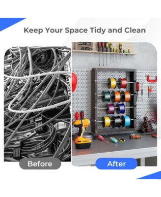 Wire Spool Rack with Four Rods for Industrial Retail Use