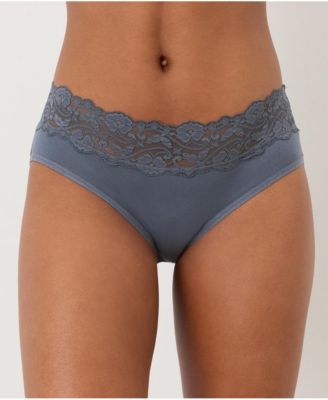 Women's Lace Waist Brief 3-Pack Made With Cotton