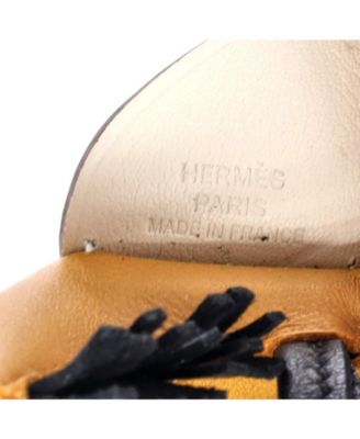 Pre-Owned HERMES PM Pegase Rodeo Bag Charm Leather