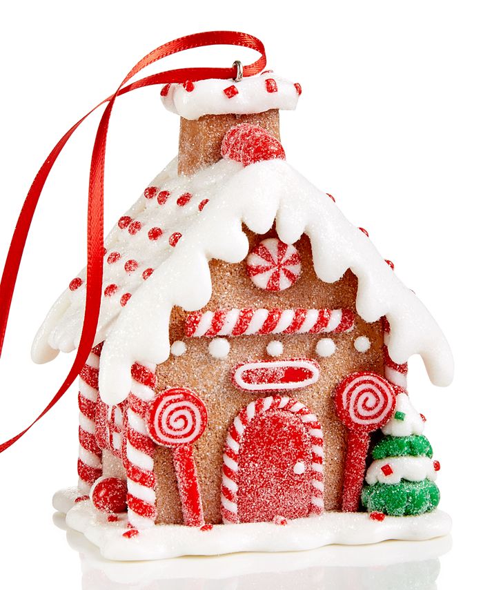 Holiday Home Christmas Cookie Container - Gingerbread/Candy Cane