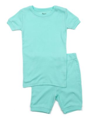 Toddler Matching Family Two Piece Cotton Short Sleeve Shirt and Shorts Pajamas