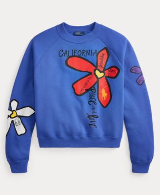 Women's Floral Graphic Crewneck Sweatshirt