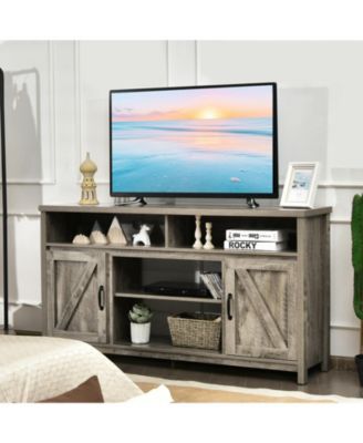 59 in TV Stand Media Console with Barn Doors for 65 in TVs