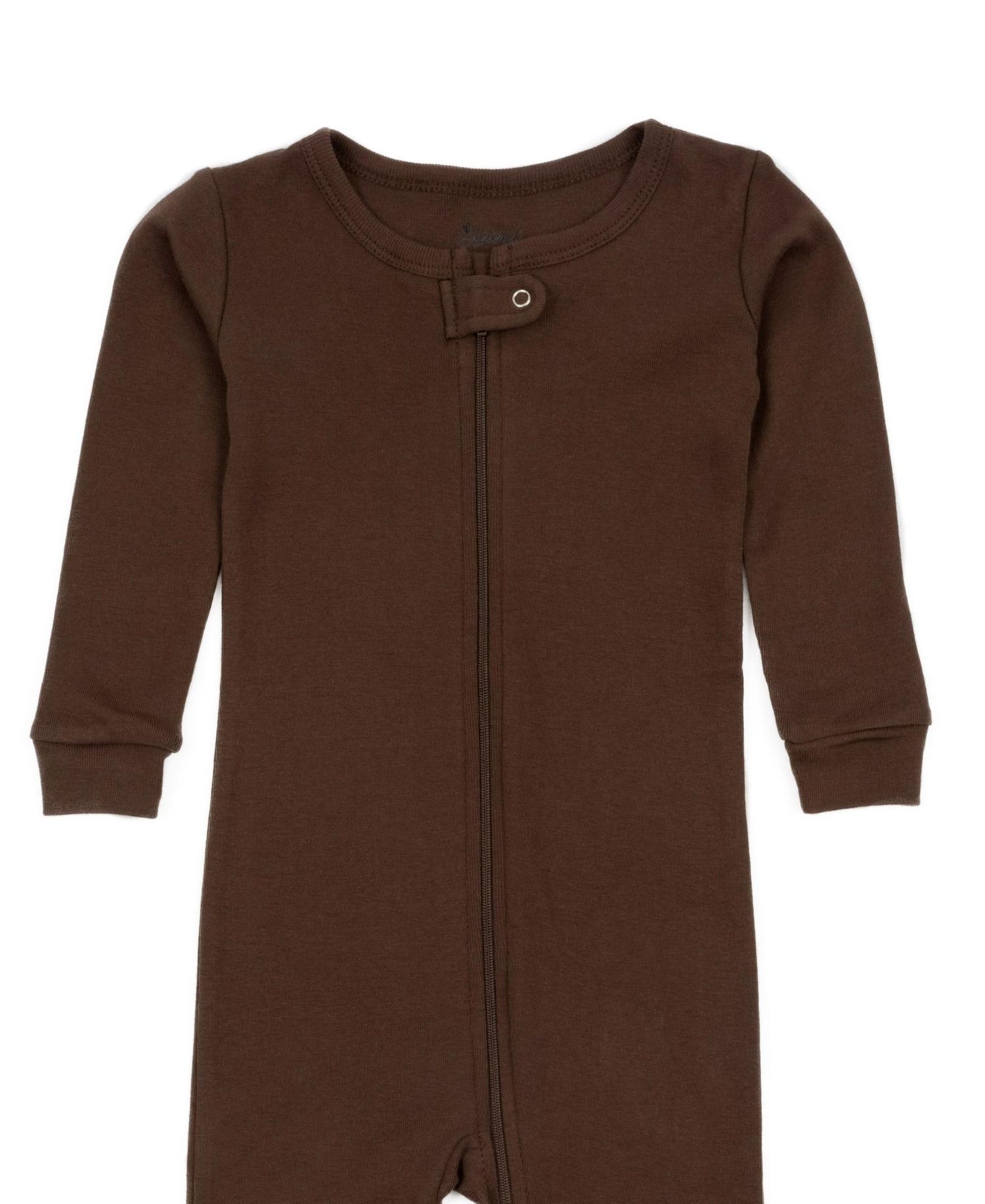 Toddler Matching Family One Piece Footed Cotton Long Sleeve Solid Color Pajamas 2T-5T