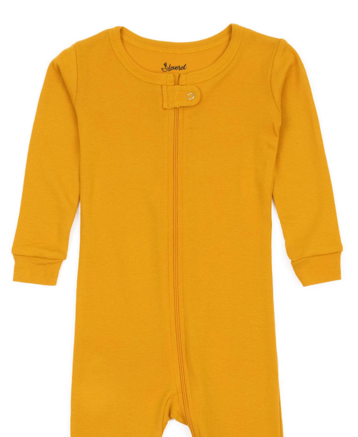 Toddler Matching Family One Piece Footed Cotton Long Sleeve Solid Color Pajamas 2T-5T