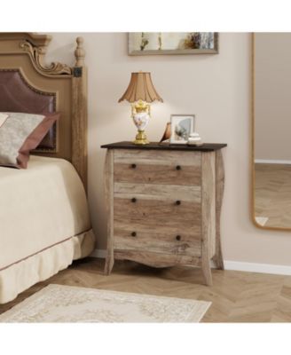 3 Drawer Fabric Dresser for Bedroom with Anti-Tip Kit