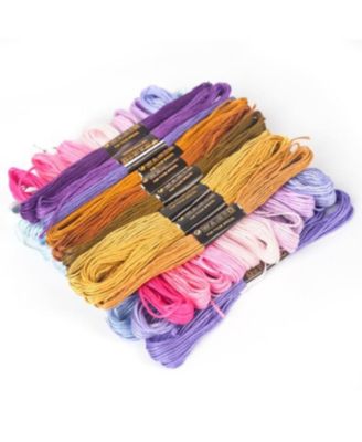 150 Color Rainbow Embroidery Floss Cross Stitch Bracelet Yarn Craft Thread Skeins