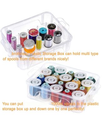 60 Colors Embroidery Machine Thread Storage Box Sewing Kit