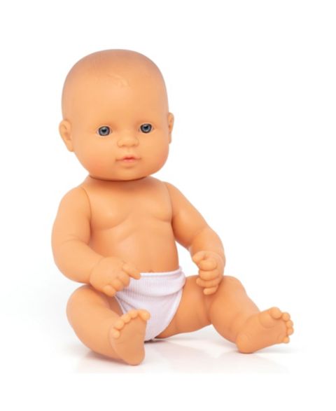 Детская кукла MINILAND Newborn Baby Girl Doll - 15 3/4", цвет: Light Skin