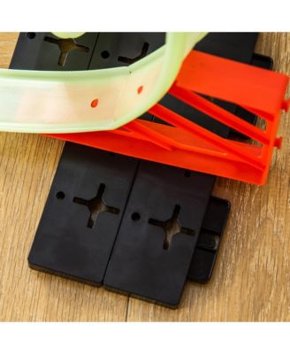 Builder Loop Kit Criss Cross Toy Race Track w/ Pull-back Car, Ages 3-6