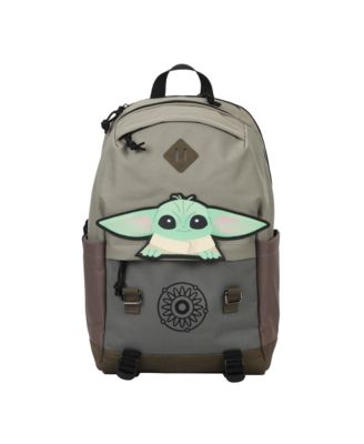 Grogu Pouch 17" Adult Hooded Backpack