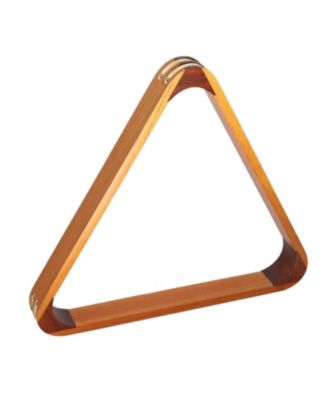 Solid Wood 8 Ball Triangle and 9 Ball Diamond Pool Ball Racks for 2 1/4" Balls