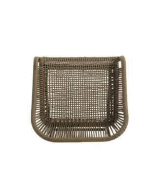 La Push Outdoor Patio Rope Bar Stool, Patio Bar Chair Set of 2