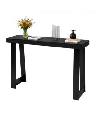 46 in Console Table, Modern Desk Behind Couch, Wooden Accent Table for Living Room