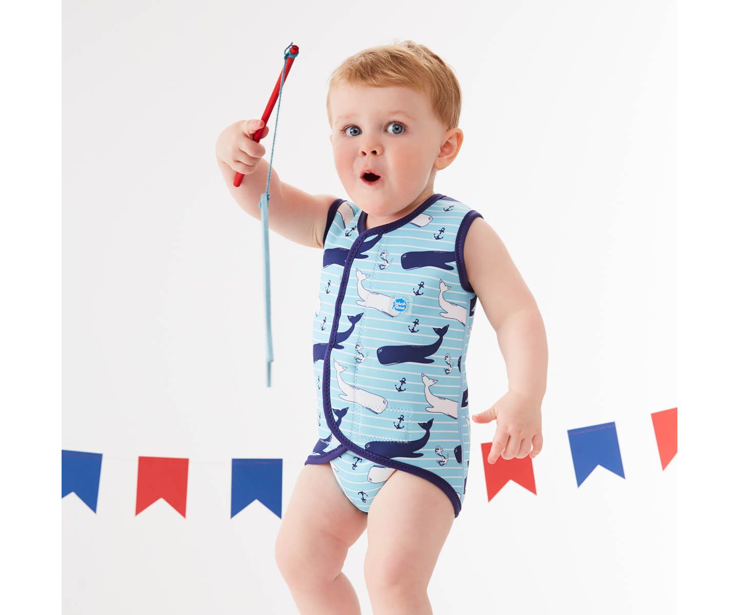 Splash About Baby Wrap Neoprene Wetsuit, цвет: Розовый, вариант 1 — фото 3