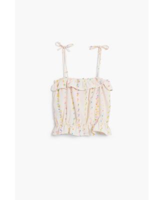 Girls Girls's Pom-pom strap top