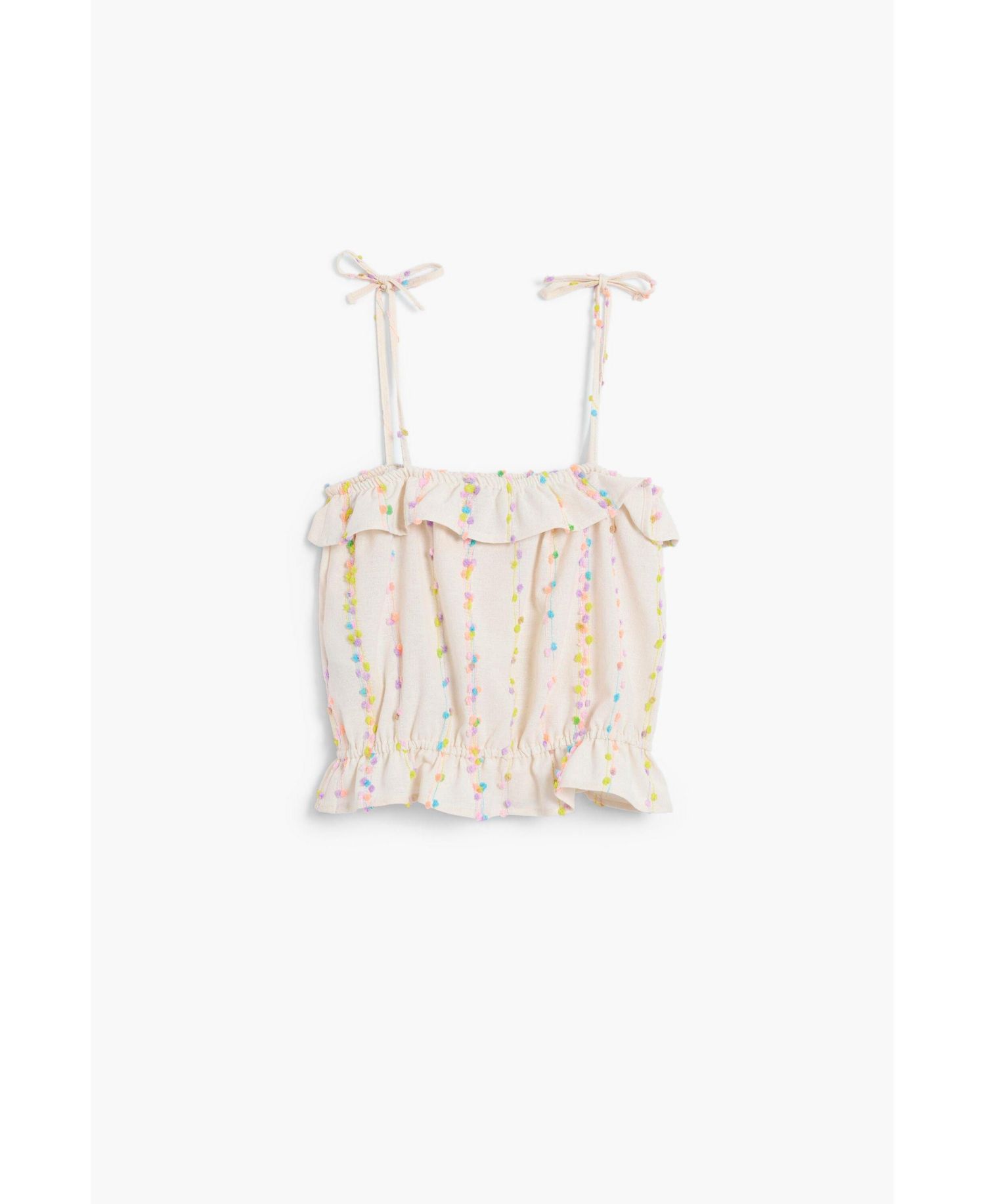 Girls Girls's Pom-pom strap top