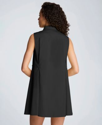 Women's Sleeveless Trapeze Mini Dress