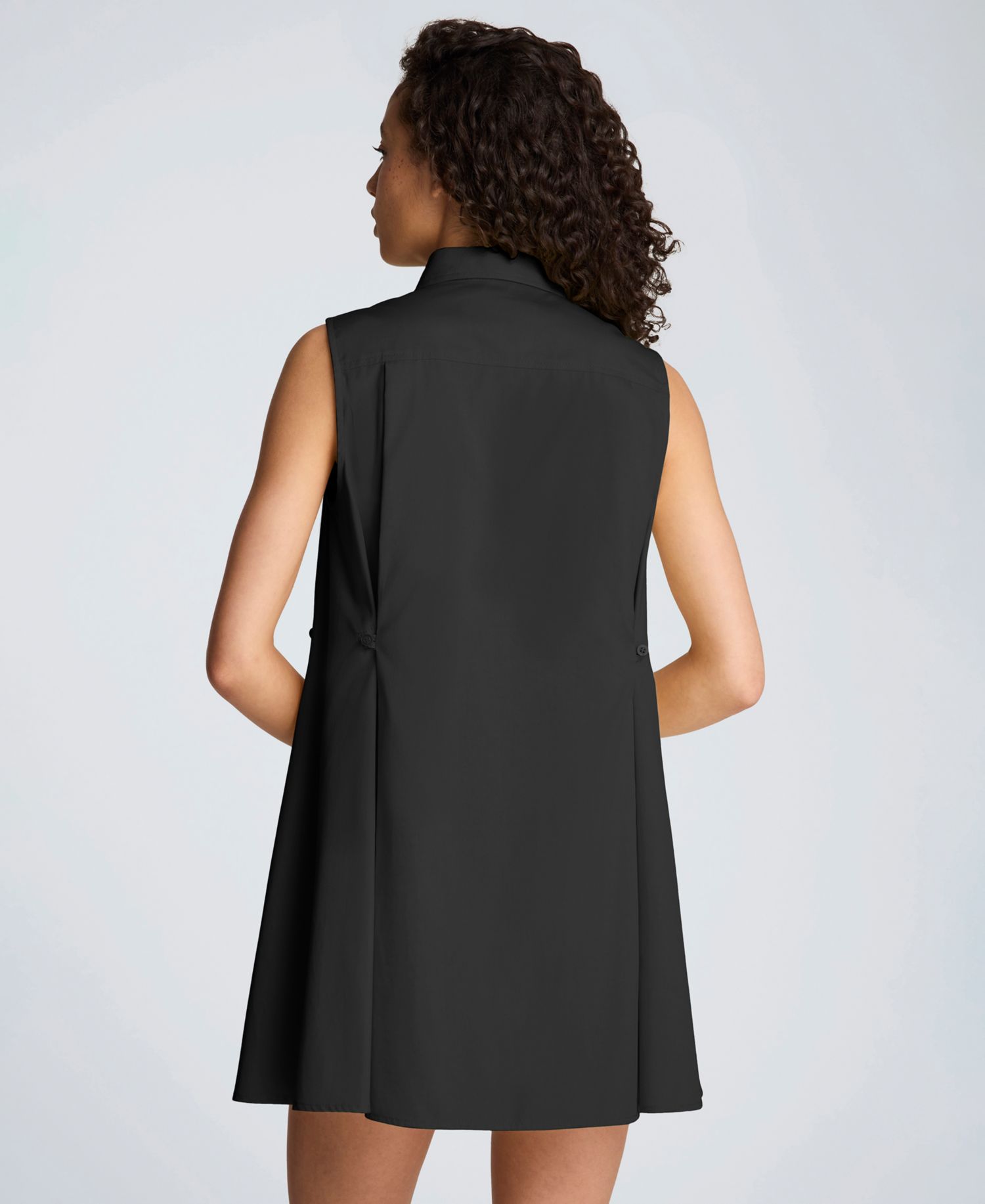 Women's Sleeveless Trapeze Mini Dress