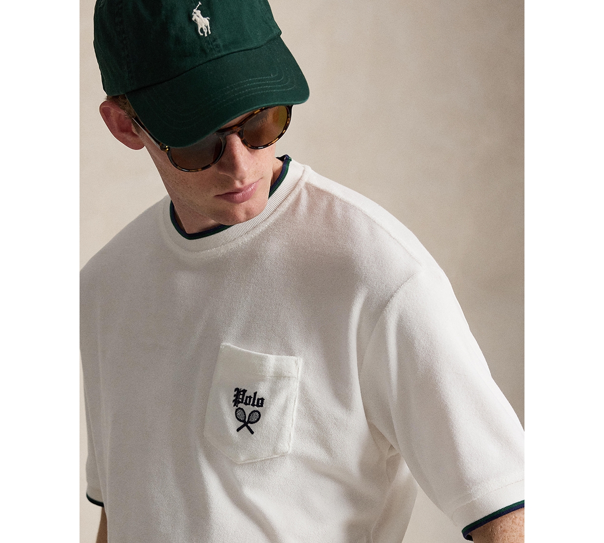Polo Ralph Lauren Men's Relaxed Terry Short-Sleeve Sweatshirt