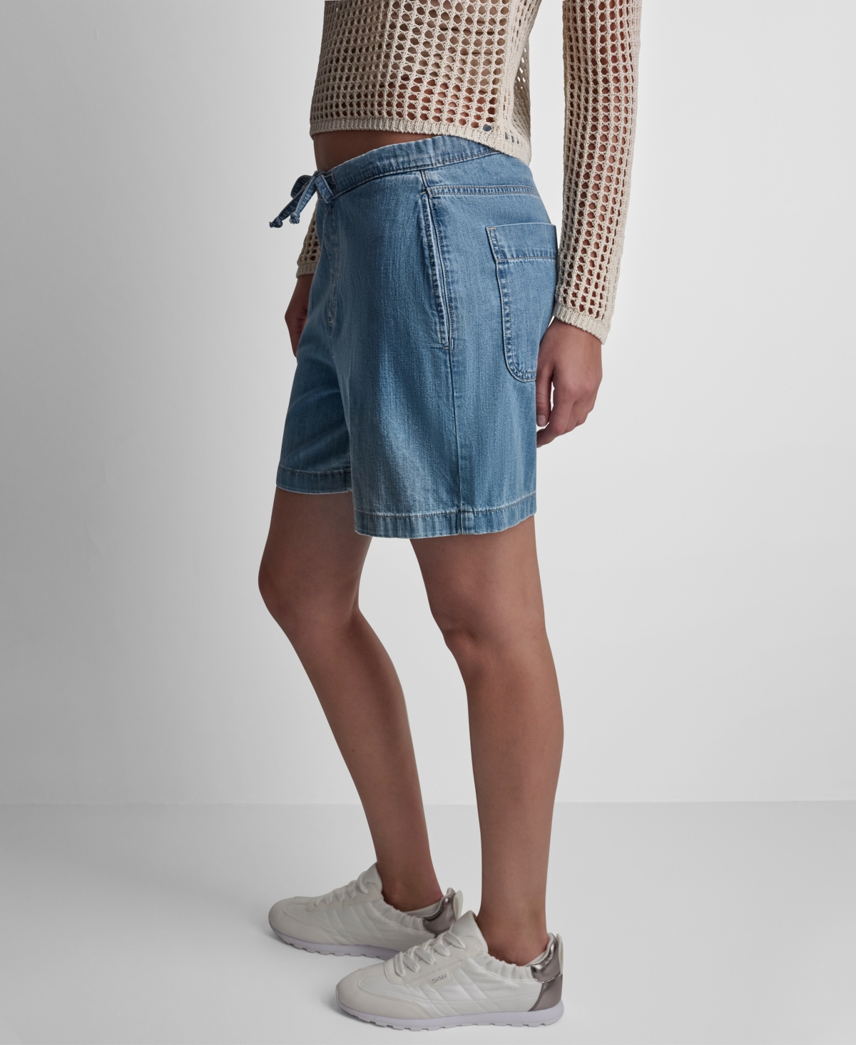 Dkny Jeans Women's Mid-Rise Pull-On Shorts