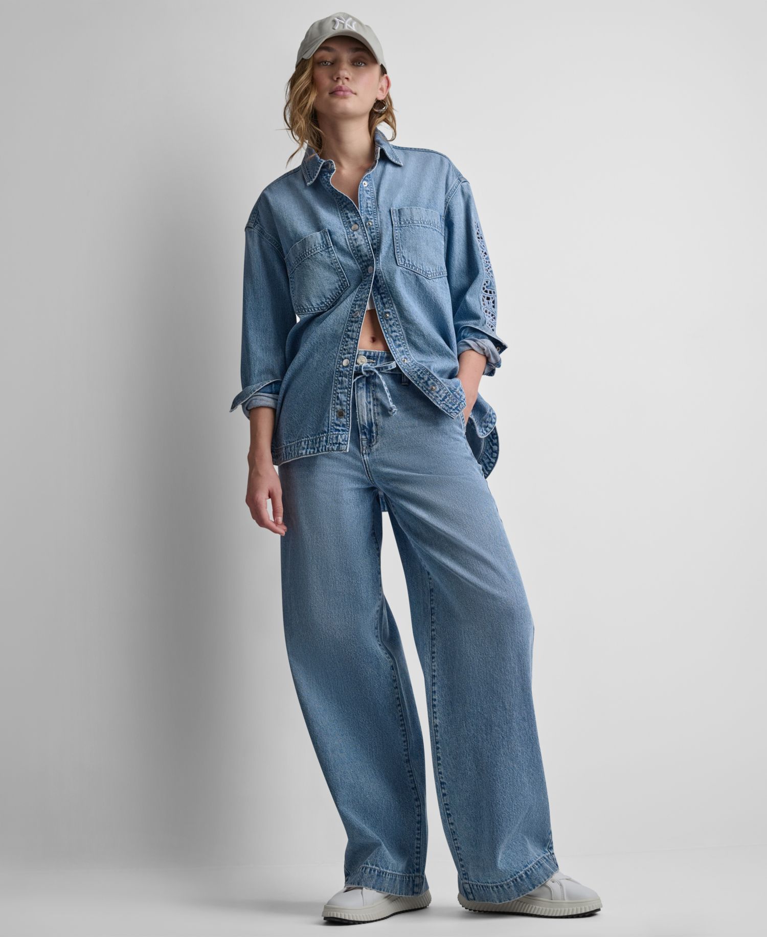 Women's Long-Sleeve Oversized Shirt
