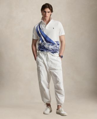 Polo Ralph Lauren Men's Classic-Fit Sailboat Mesh Polo Shirt - Macy's