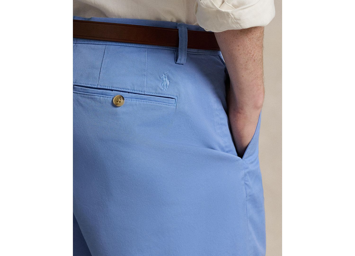 Men's Stretch Classic-Fit Chino Shorts, 9" inseam