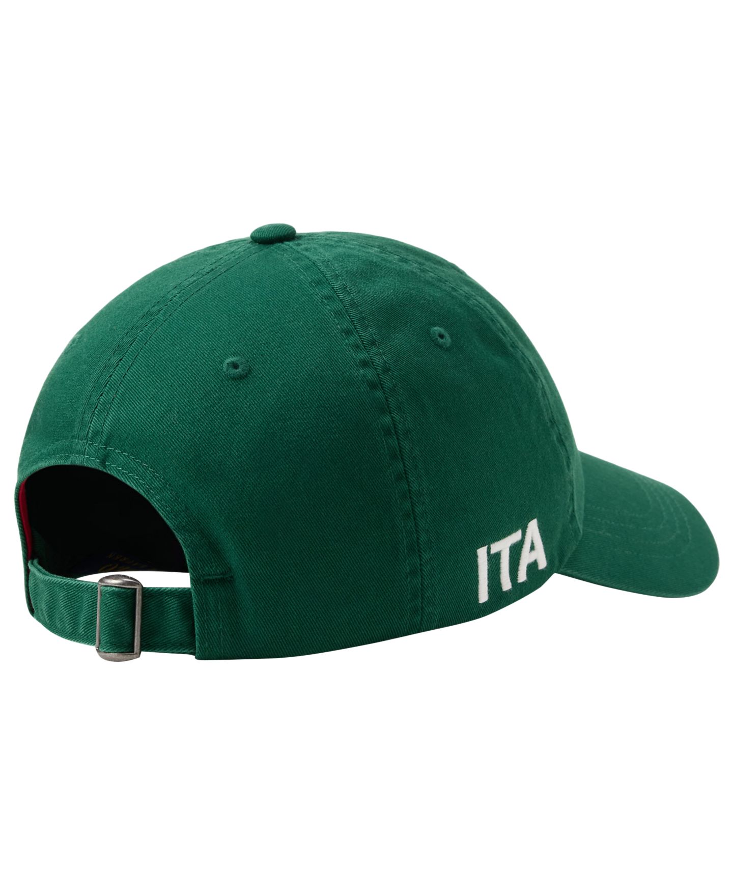 Мужская кепка Polo Ralph Lauren Italy Twill, цвет: Тёмно-зелёный — фото 2