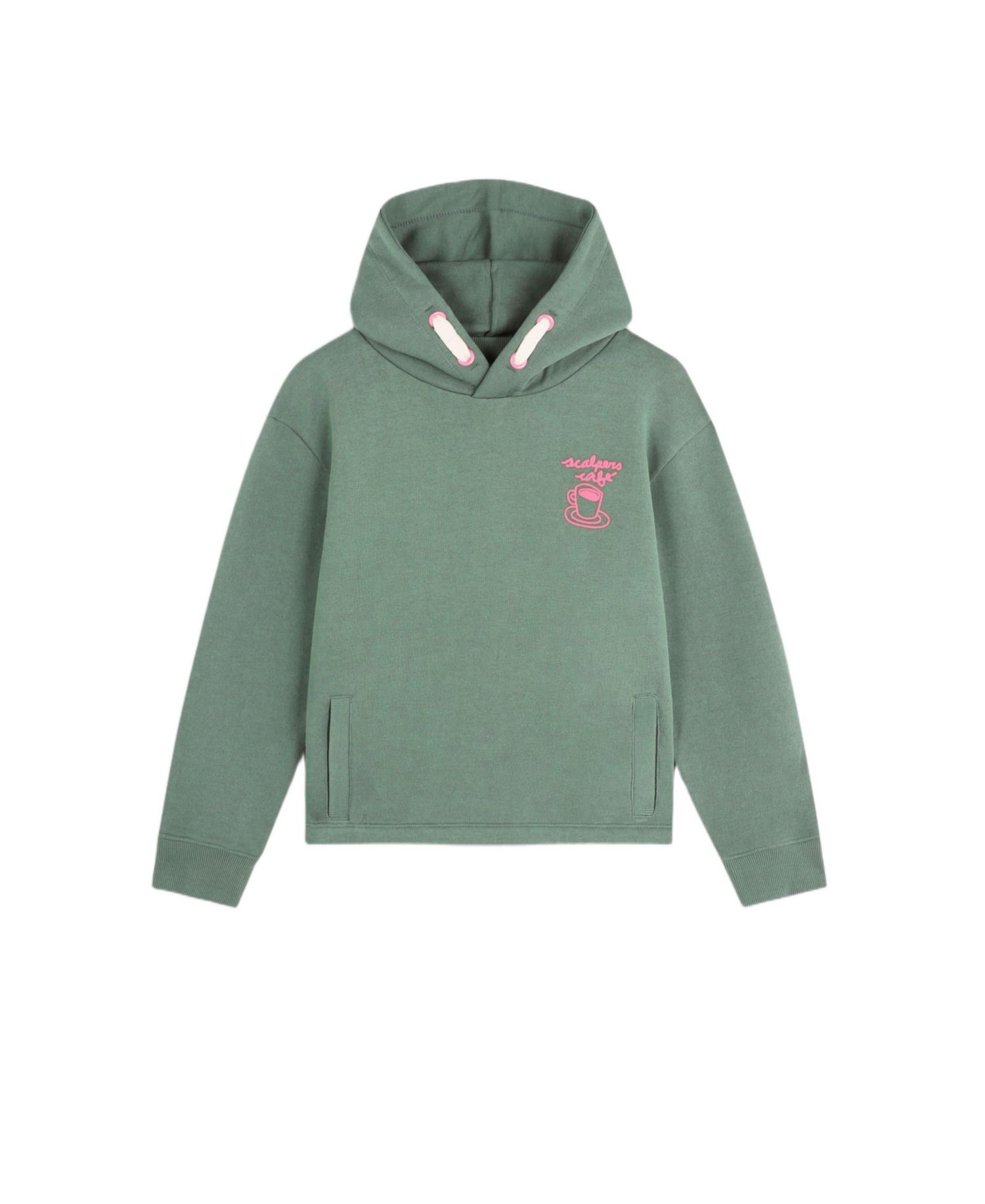Little Girls Croissant Graphic Hoodie
