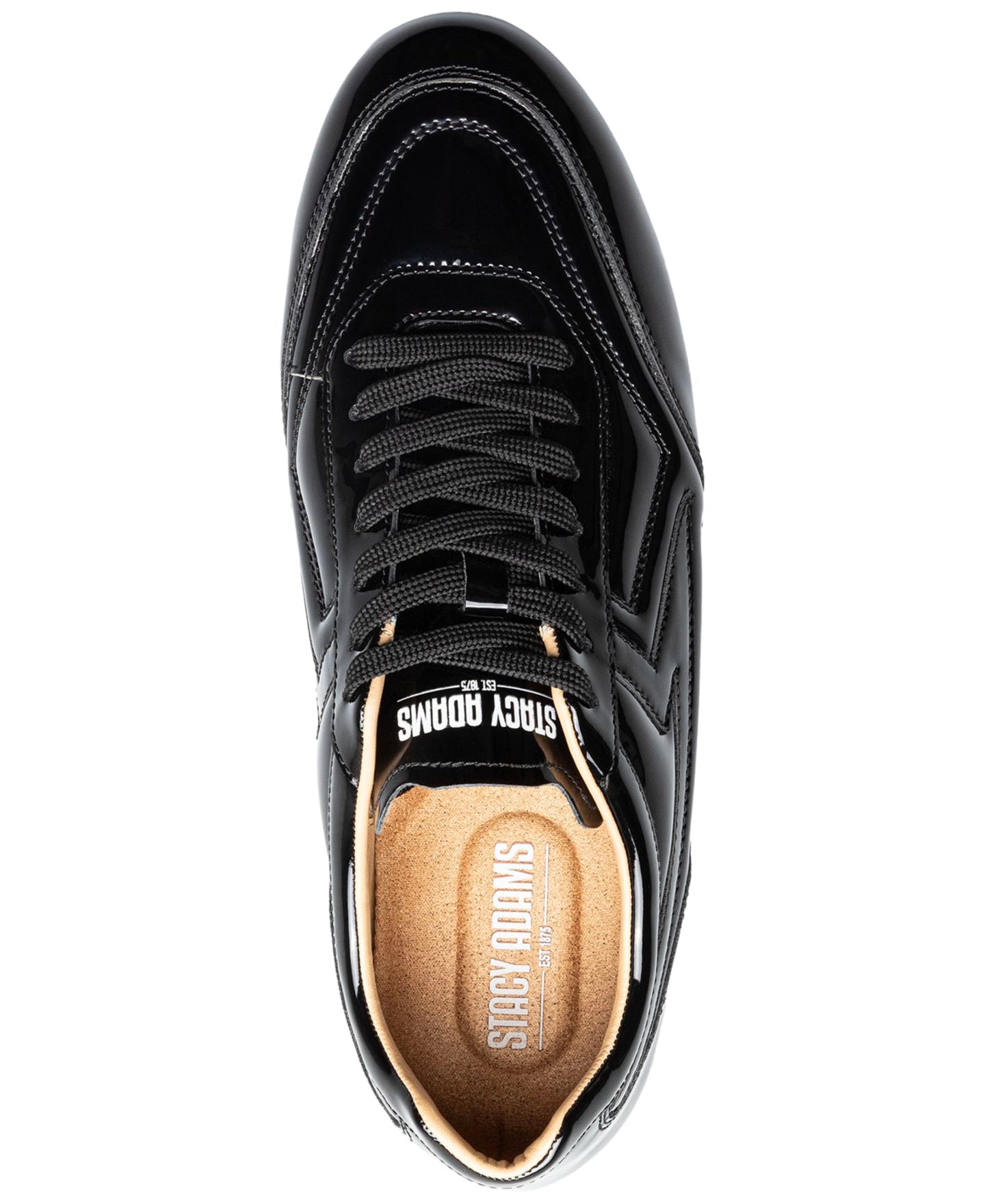 Мужские кроссовки Stacy Adams Action 150 Sporty Lace-Up, цвет: Чёрный лаковый — фото 4