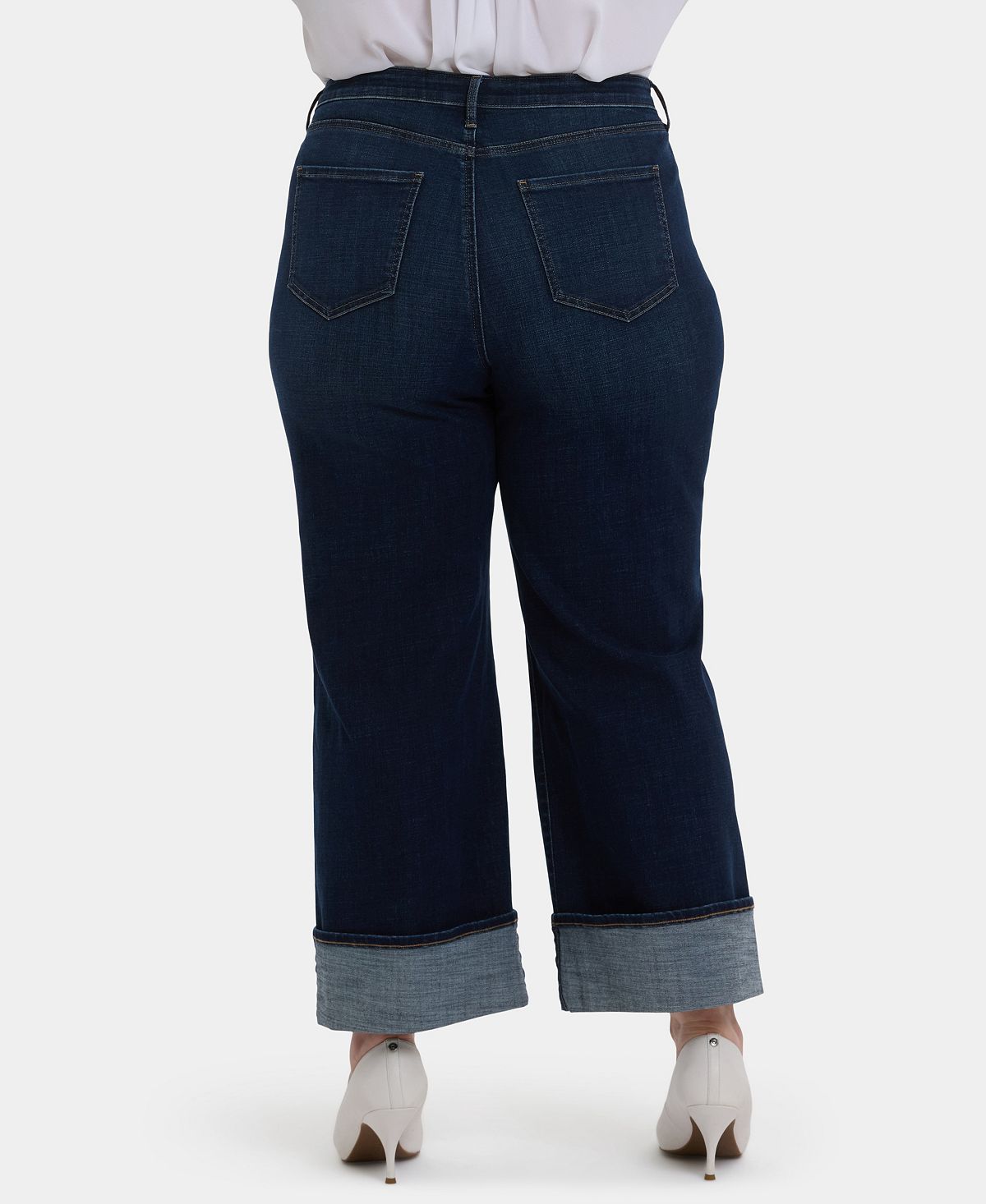 NYDJ Plus Size Teresa Wide-Leg Jeans view 5 — MAYCSS fashion products