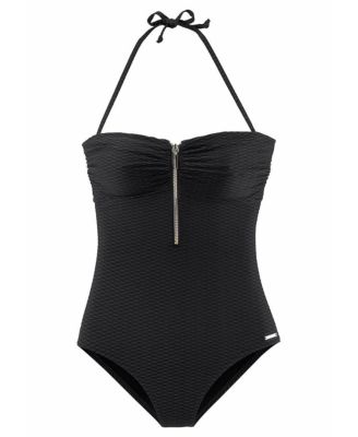 Women's Bandeau One Piece Swimsuit Bra Sizing