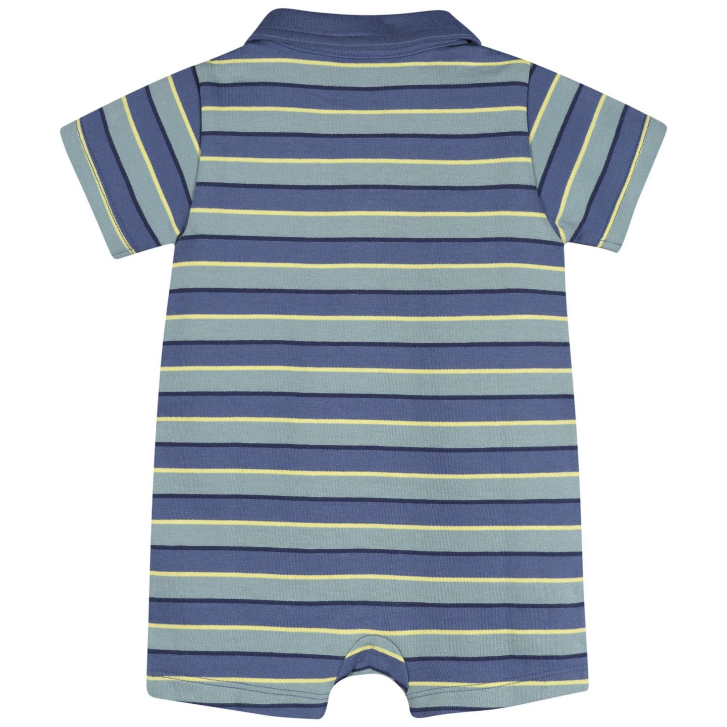 Комбинезон Gerber Collared Romper, Blue and Green. для мальчиков-малышей, цвет: Синий / Зелёный — фото 2