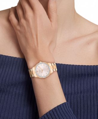 Women's Brooks Rose Gold Tone Stainless Steel Bracelet Watch, 34mm