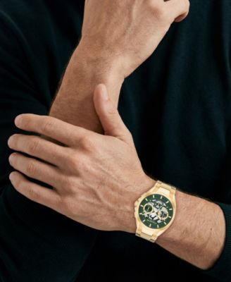 Men's Jackson Gold Tone Stainless Steel Bracelet Watch, 41.5mm