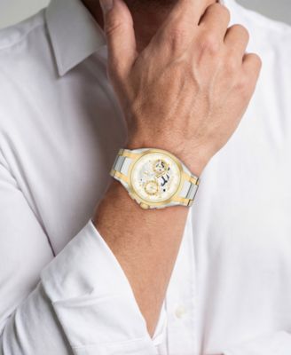 Men's Jackson Two Tone Stainless Steel Bracelet Watch, 41.5mm