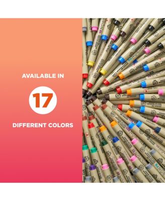 Pigma Micron Color Sets, Assorted, 73 Pen Count