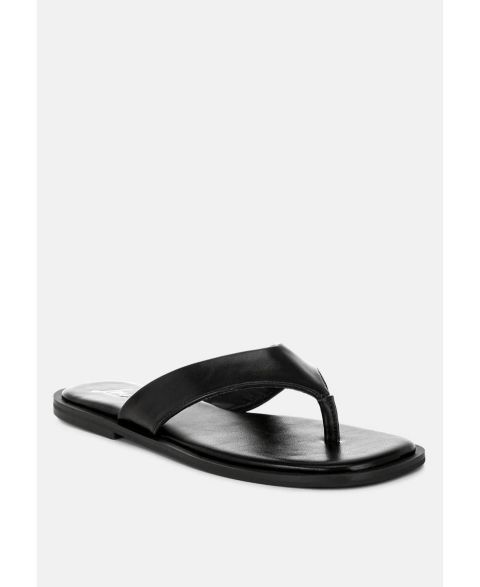 Женские сандалии London Rag Perrys Toe-Post Thong, цвет: Чёрный
