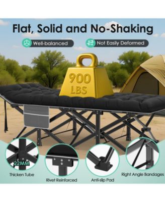 Camping Folding Heavy Duty Sleeping Bed Oxford Camping Outdoor Recreation Gear
