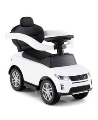 Kids 3-in-1 Push Car with Removable Handle and Safety Guardrail