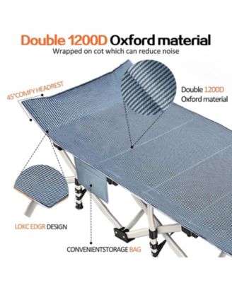 Camping Cot Folding Heavy Duty Guest Bed Outdoor Nap Camping Outdoor Recreation Gear