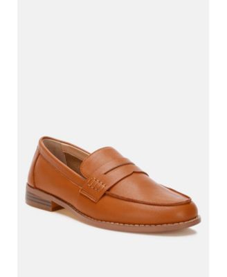 Rag and Co Womens Reiga Low Block Heel Loafers