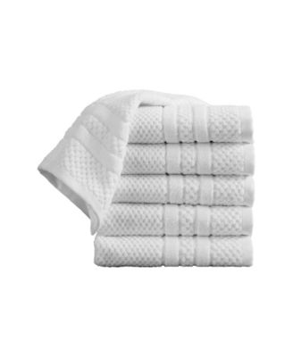 Cotton Textured 6pk Hand Towel Set