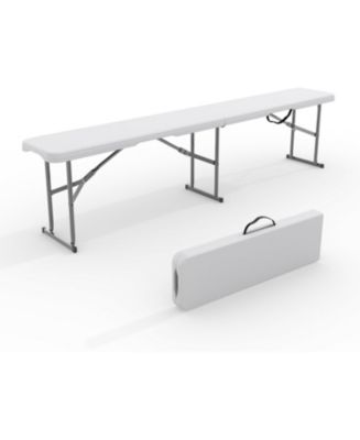 gaomon Portable Folding Bench 6 Foot, Plastic Foldable Bench HDPE ...
