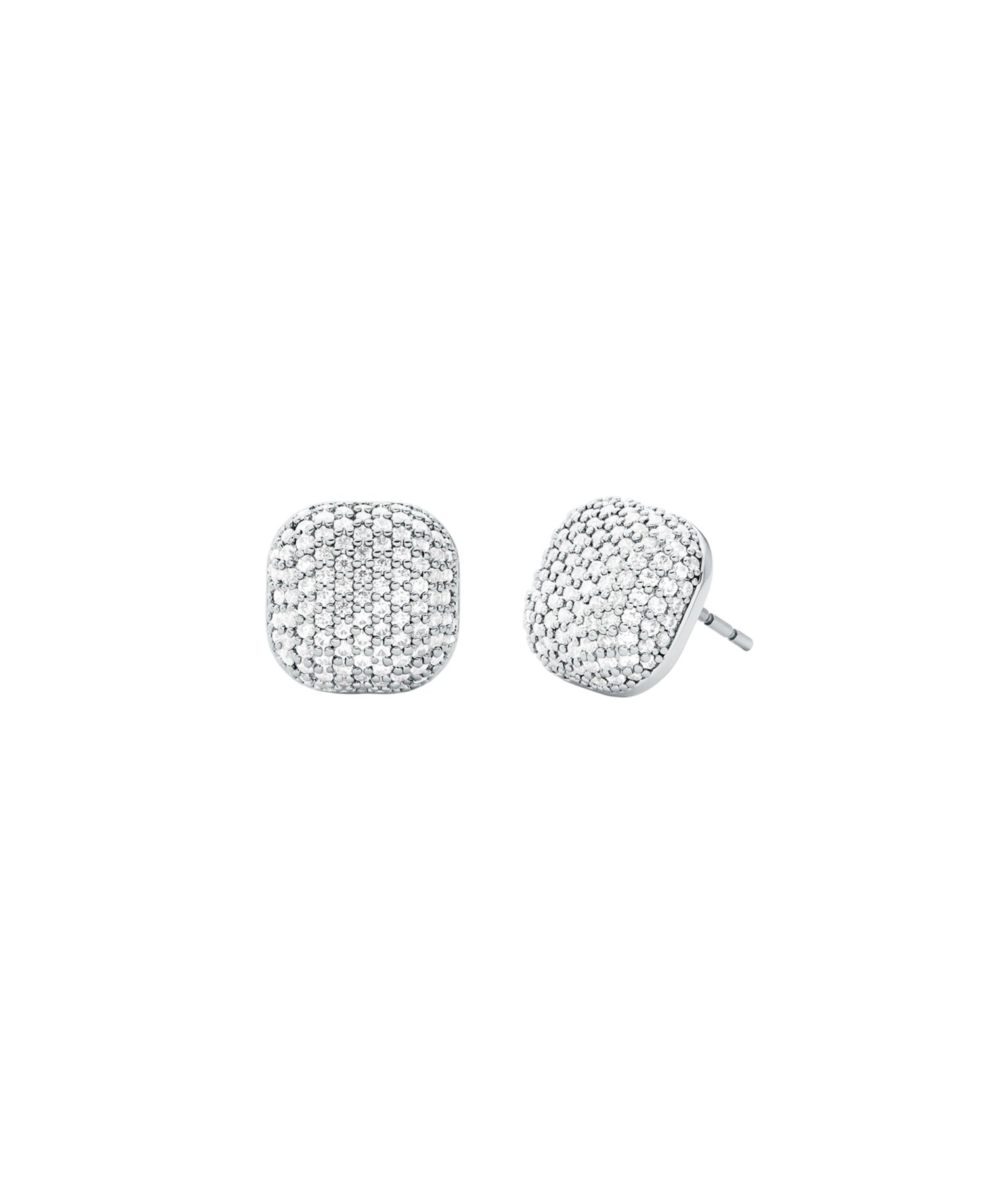 Pave Bangle Bracelet and Earring Set