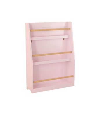 3-Tier Kids Book Rack Bedroom Playroom Classroom Organizer Pink